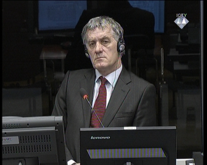 Mile Matijević, svedok odbrane na suđenju Ratku Mladiću