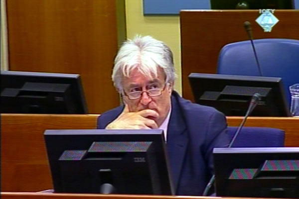 Radovan Karadžić u sudnici Tribunala