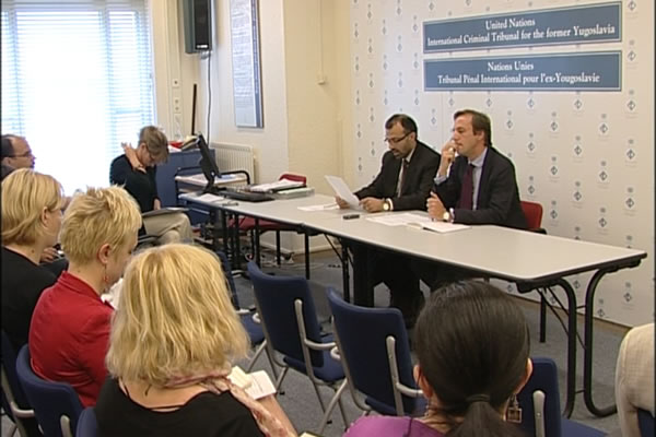 Konferencija za štampu u Tribunalu