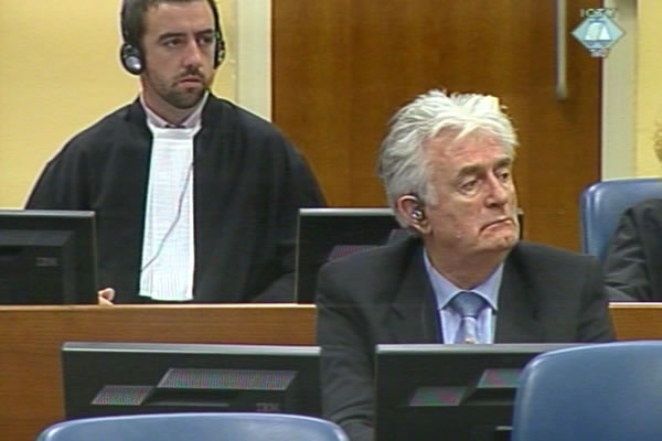 Radovan Karadžić u sudnici Tribunala