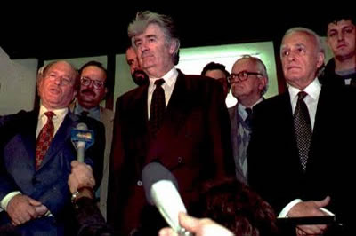Radovan Karadžić i Karolos Papoulias
