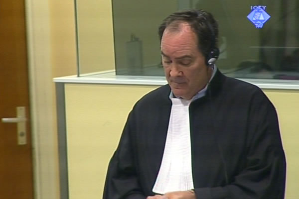 Peter McCloskey, tužilac na suđenju Ratku Mladiću 