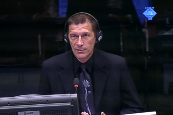 Ivo Atlija, svjedok na suđenju Ratku Mladiću 