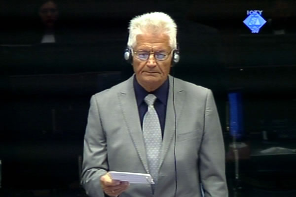 Osman Selak, svjedok na suđenju Ratku Mladiću 