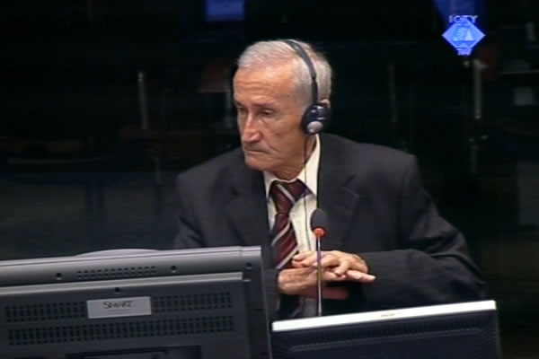 Sulejman Crnčalo, svjedok na suđenju Ratku Mladiću 