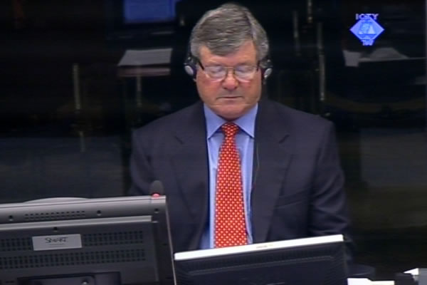 John Wilson, svjedok na suđenju Ratku Mladiću 