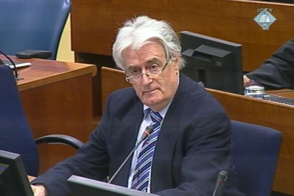 Radovan Karadžić u sudnici Tribunala