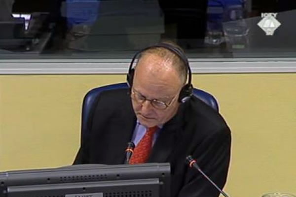 David Fraser, svjedok na suđenju Ratku Mladiću 