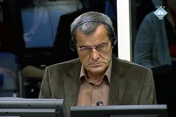 Refik Sokolar, svjedok na suđenju Ratku Mladiću 