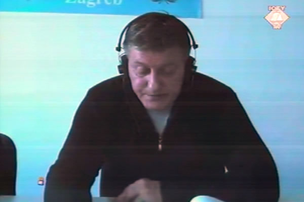 Željko Šandor, svjedok na suđenju Goranu Hadžiću 