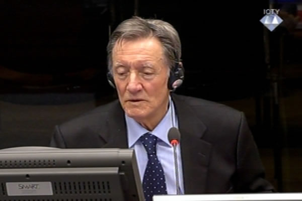 Dragomir Milošević, svjedok odbrane Radovana Karadžića 