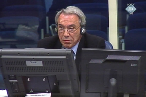 Milan Mandilović, svjedok na suđenju Ratku Mladiću 