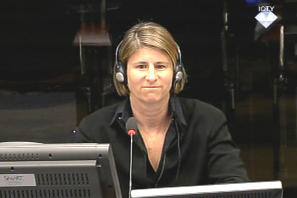 Erin Gallagher, svjedok na suđenju Ratku Mladiću 