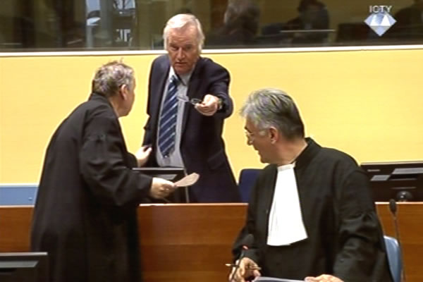 Ratko Mladić u sudnici Tribunala