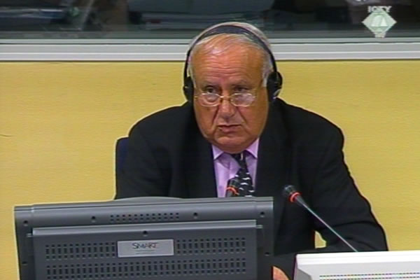 Milorad Vojinović, svjedok na suđenju Goranu Hadžiću 