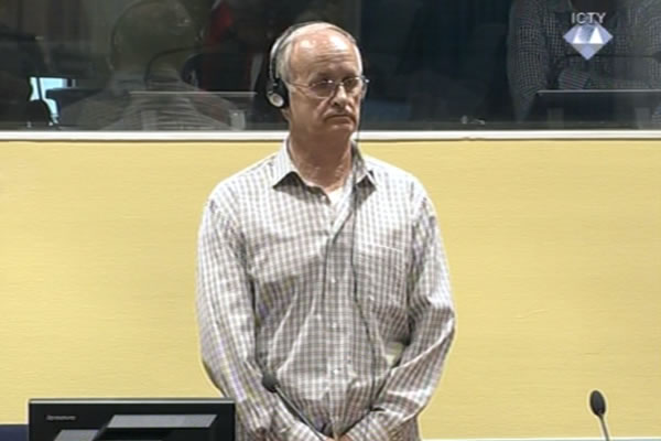 Radislav Krstić u sudnici Tribunala