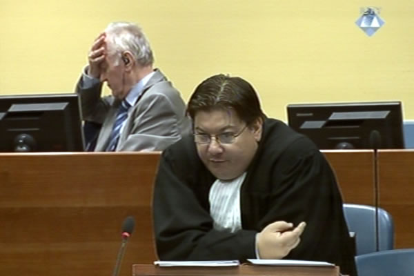 Ratko Mladić u sudnici Tribunala