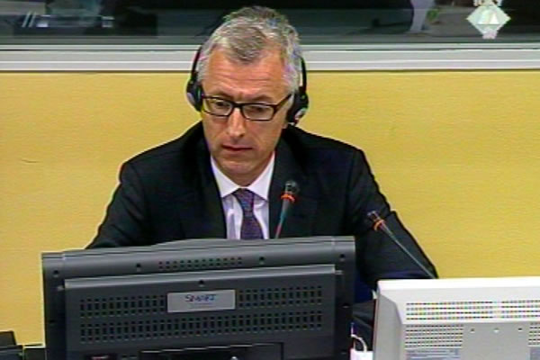 Reynaud Theunens, svjedok na suđenju Ratku Mladiću 