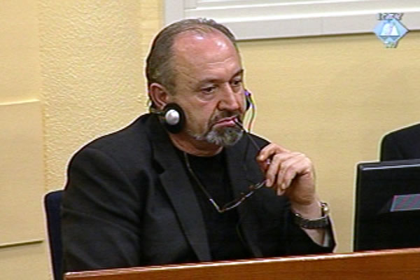 Vujadin Popović u sudnici Tribunala