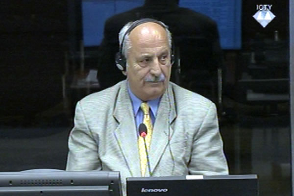 Branko Radan, svjedok odbrane Ratka Mladića 