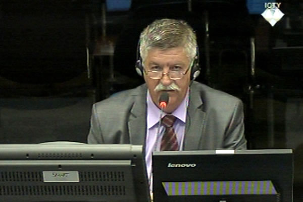 Miloš Škrba, svjedok odbrane Ratka Mladića 