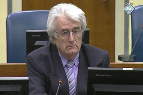 Radovan Karadžić u sudnici Tribunala