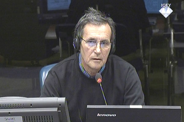 Miodrag Dragutinović, svjedok odbrane Ratka Mladića 