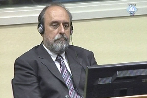 Goran Hadžić u sudnici Tribunala