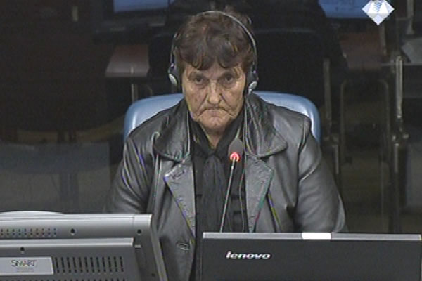 Slavka Matić, svjedok odbrane Ratka Mladića 