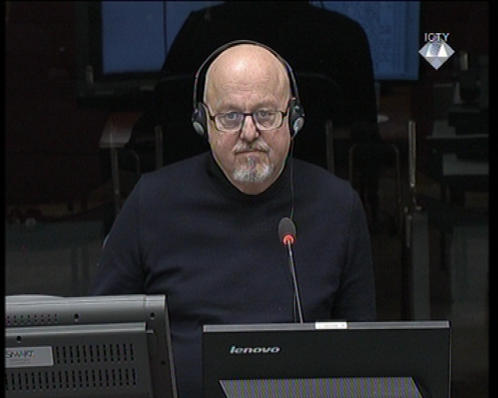 Per Ojen, Svedok odbrane Ratka Mladica