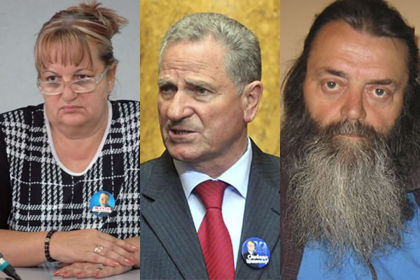 Vjerica Radeta, Petar Jojić i Jovo Ostojić 