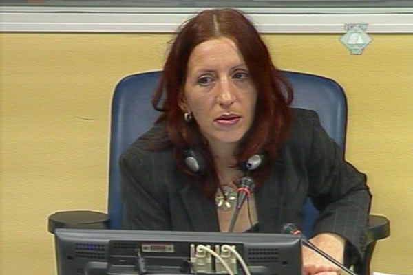 Ana Marija Radić, svjedok na suđenju Vojislavu Šešelju