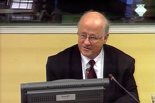 Andras Riedlmayer, svjedok na suđenju Mići Stanišiću i Stojanu Župljaninu