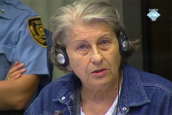 Biljana Plavšić u sudnici Tribunala