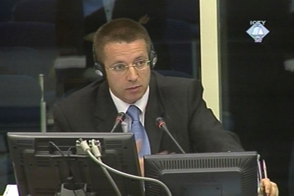 Branislav Ristivojević, svjedok odbrane Ljubomira Borovčanina