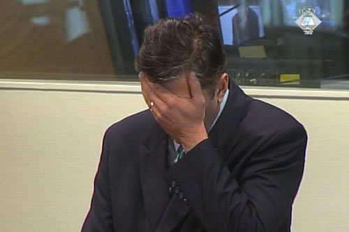 Darko Mrđa u trenutku izricanja presude