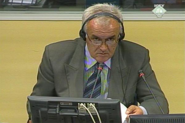 Desimir Garović, svjedok odbrane generala Dragomira Miloševića