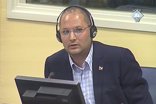 Domagoj Margetić u sudnici Tribunala