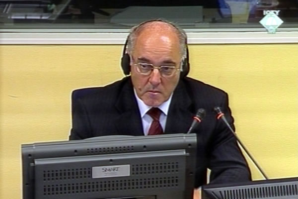 Dragan Vukšić, svjedok na suđenju Momčilu Perišiću