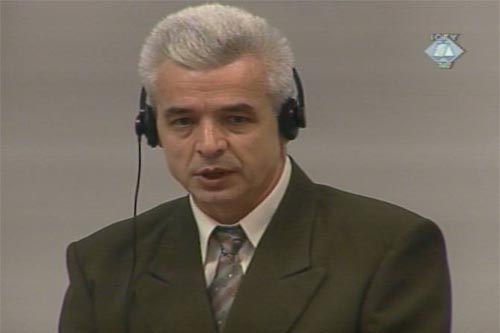 Drago Nikolić u sudnici Tribunala