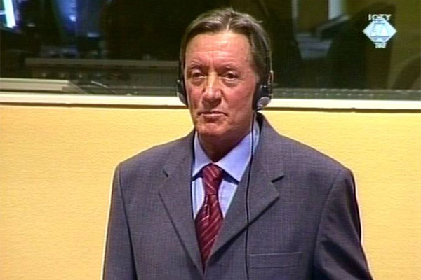 Dragomir Milošević u sudnici Tribunala