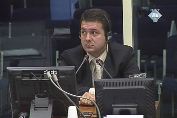 Dušan Janc, svjedok na suđenju sedmorici oficira vojske i policije bosanskih Srba optuženih za zločine u Srebrenici i Žepi