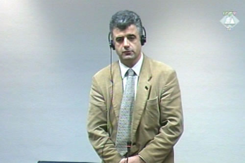 Dušan Jovanović u sudnici Tribunala