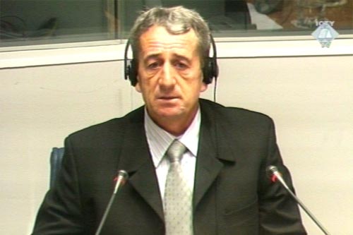 Ejub Dedić, svjedok odbrane Nasera Orića