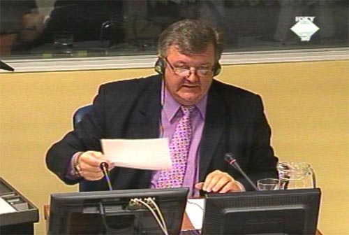 Esad Bilić, veštak odbrane Nasera Orića