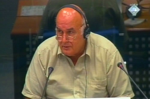 Faik Biščević, svjedok na sudjenju Krajišniku