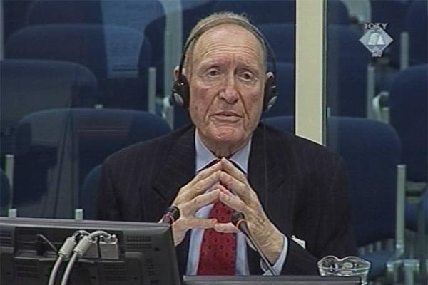 Herbert Okun, svjedok optužbe na suđenju šestorici bivših lidera bosanskih Hrvata