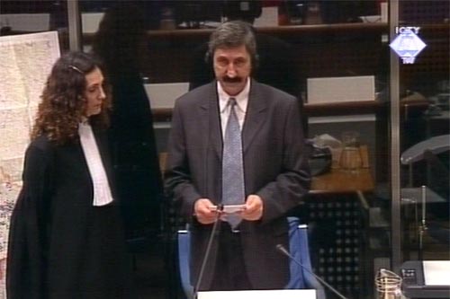 Husein Sarvanović, svjedok odbrane Miloševića