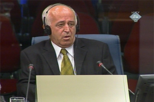 Izet Redžić, svjedok na suđenju Oriću