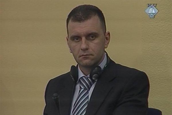 Johan Tarčulovski u sudnici Tribunala